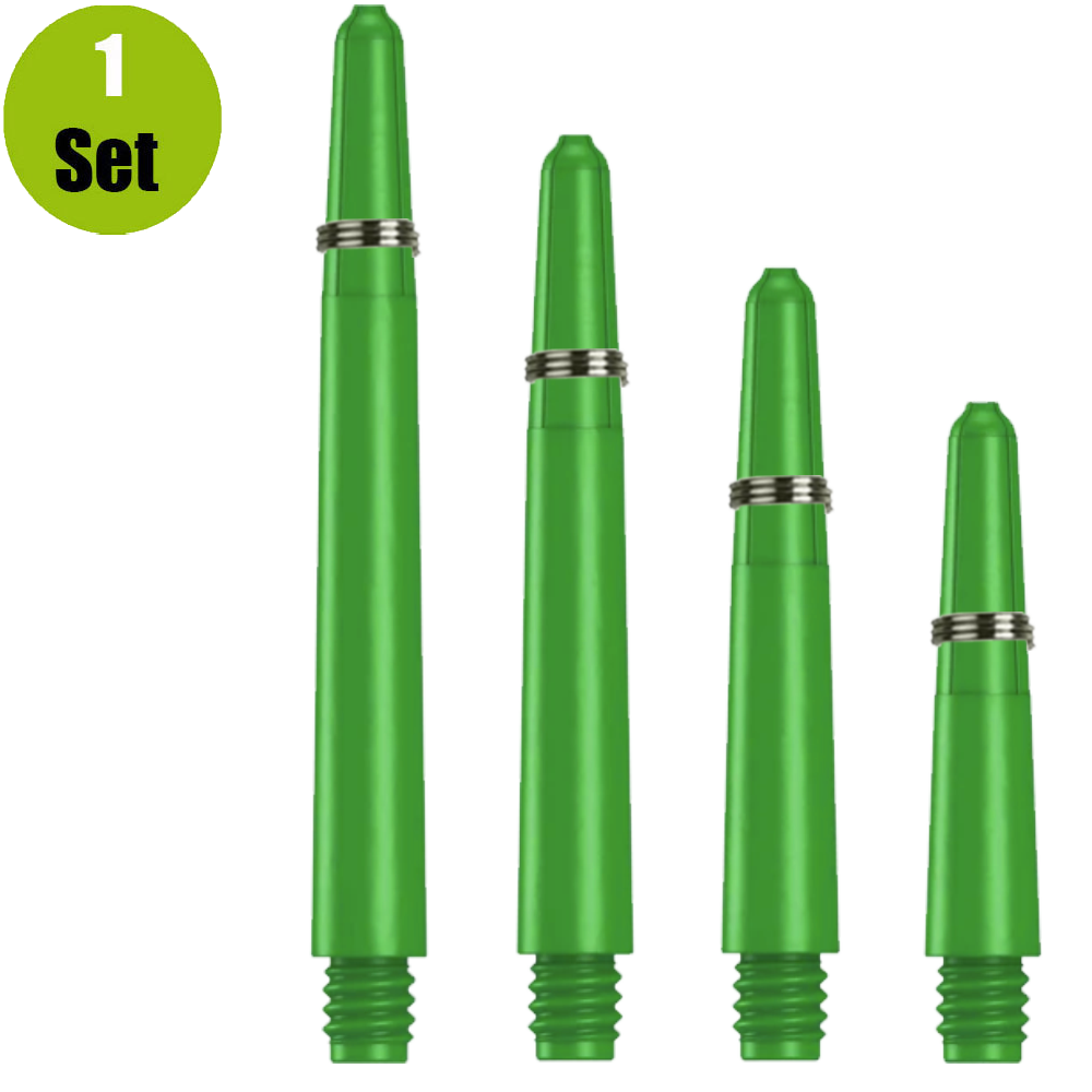 Lena Nylon Dartshafts + Ring - Groen afbeelding