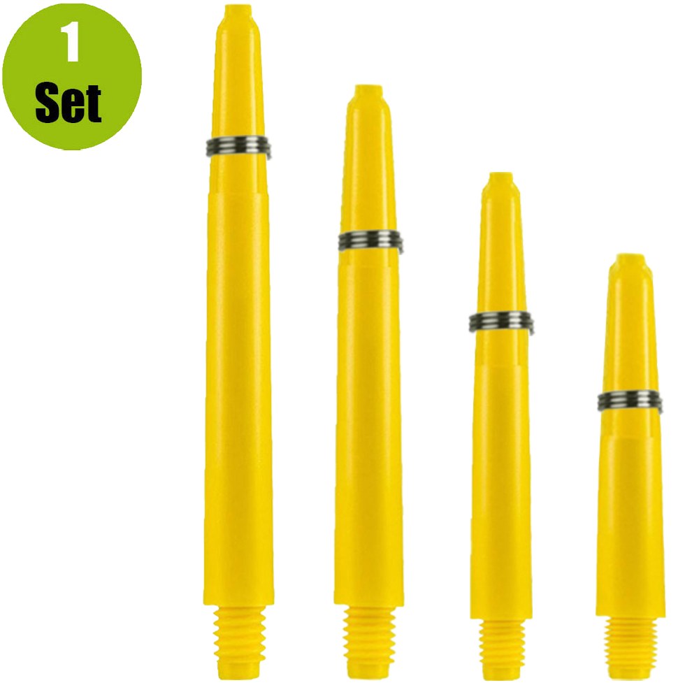 Lena Nylon Dartshafts + Ring - Geel afbeelding