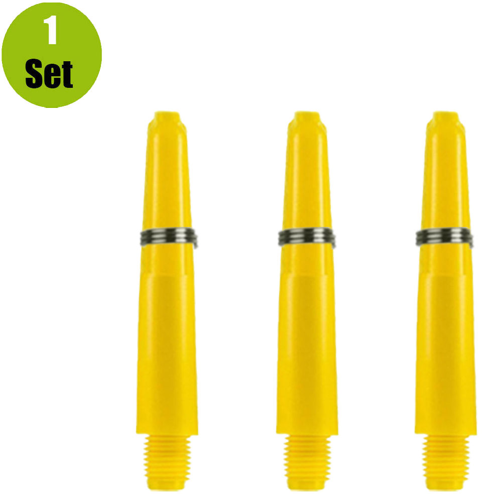 Lena Lena Nylon Dartshafts + Ring - Geel Lena Lena Nylon Dartshafts + Ring - Geel