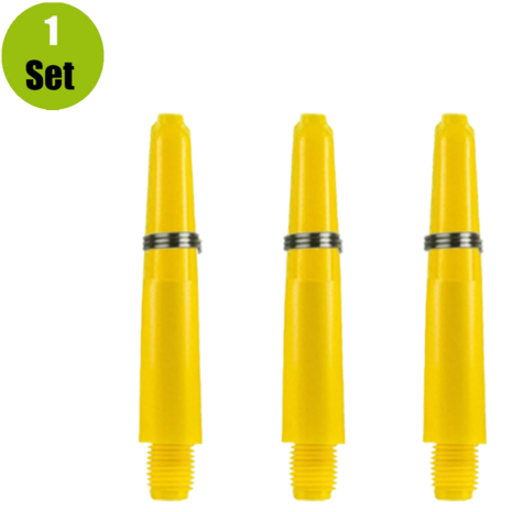 Lena Lena Nylon Dartshafts + Ring - Geel Lena Lena Nylon Dartshafts + Ring - Geel