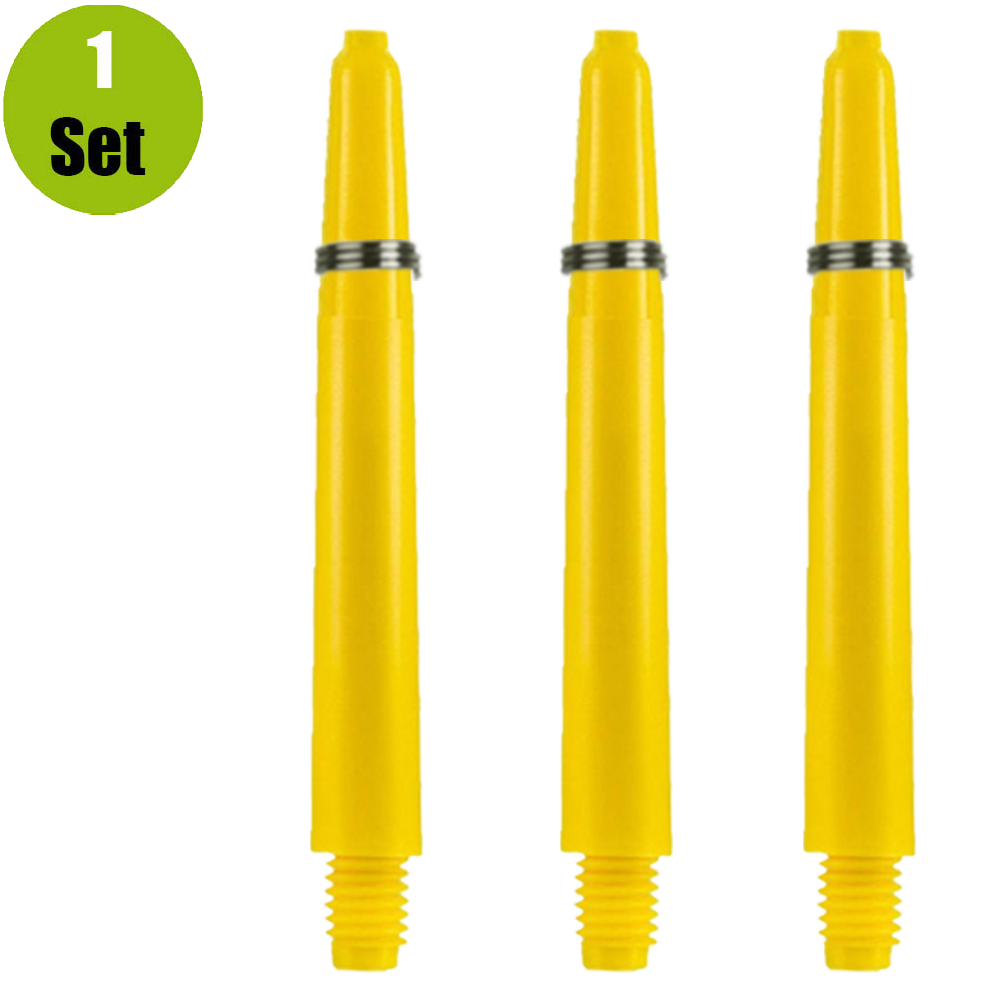 Lena Lena Nylon Dartshafts + Ring - Geel Lena Lena Nylon Dartshafts + Ring - Geel