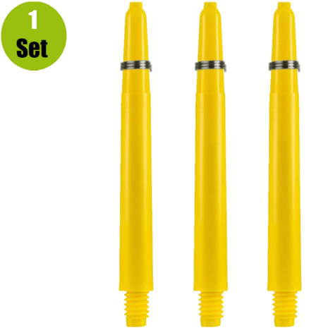 Lena Lena Nylon Dartshafts + Ring - Geel Lena Lena Nylon Dartshafts + Ring - Geel