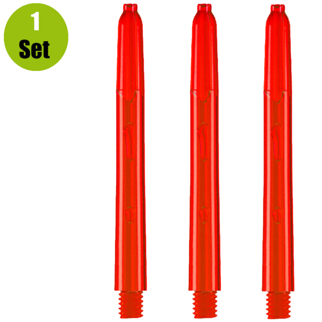 Lena Nylon Dartshafts Glow - Rood