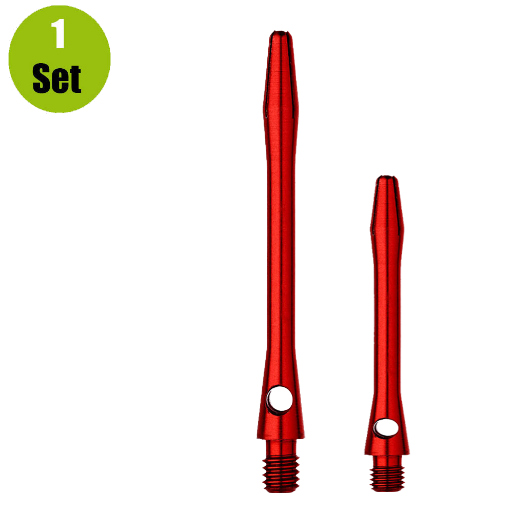 Lena Aluminium Dartshafts - Rood afbeelding