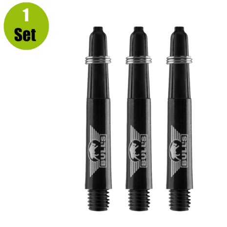 Bulls Bulls Nylon Dartshaft Dura - Zwart
