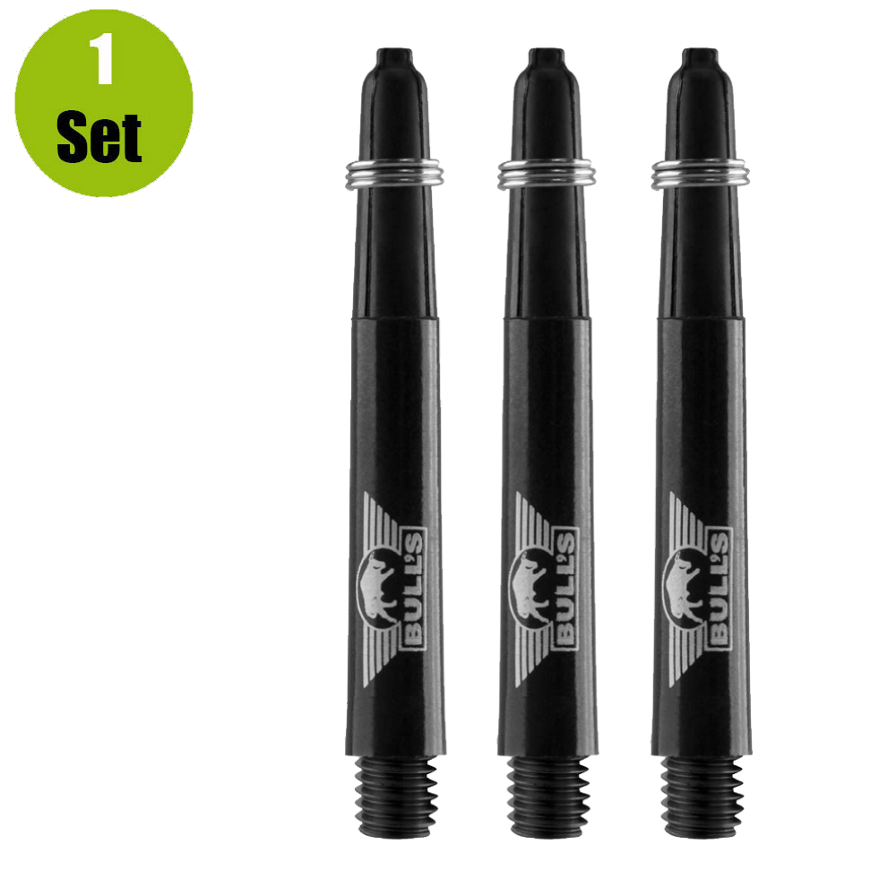 Bulls Bulls Nylon Dartshaft Dura - Zwart