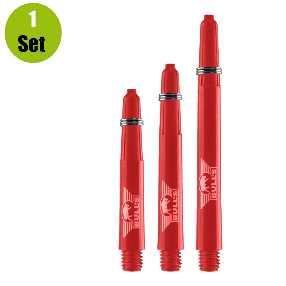 Bulls Nylon Dartshaft Dura - Rood afbeelding