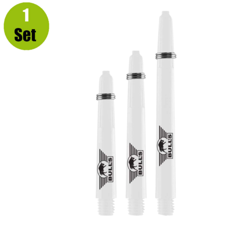 Bulls Bulls Nylon Dartshaft Dura - Wit Bulls Bulls Nylon Dartshaft Dura - Wit