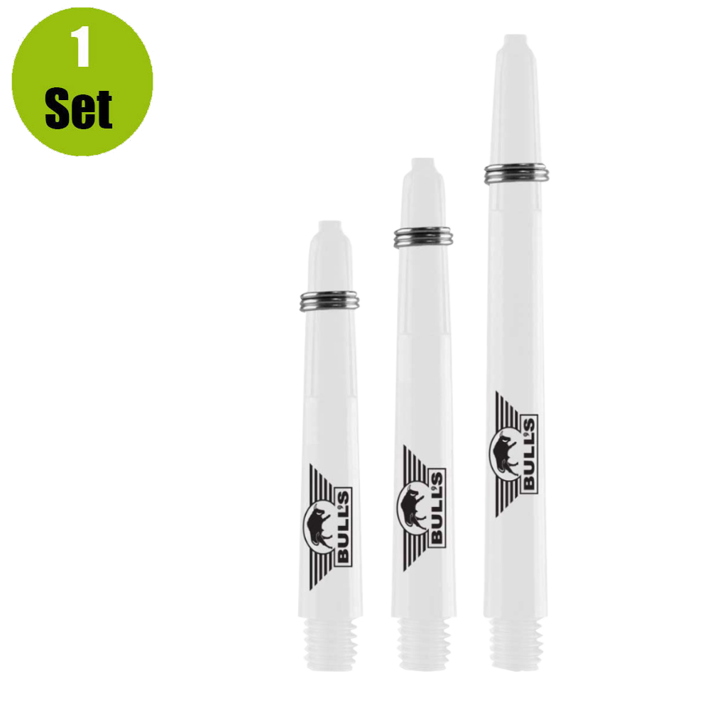 Bulls Nylon Dartshaft Dura - Wit afbeelding