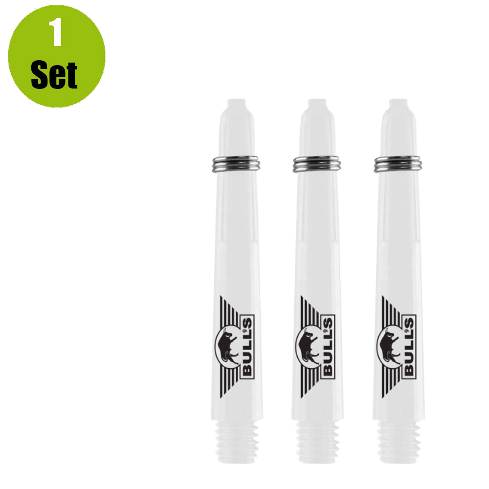 Bulls Bulls Nylon Dartshaft Dura - Wit Bulls Bulls Nylon Dartshaft Dura - Wit