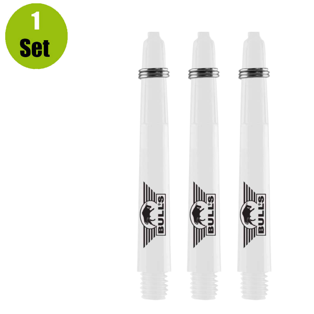 Bulls Bulls Nylon Dartshaft Dura - Wit Bulls Bulls Nylon Dartshaft Dura - Wit