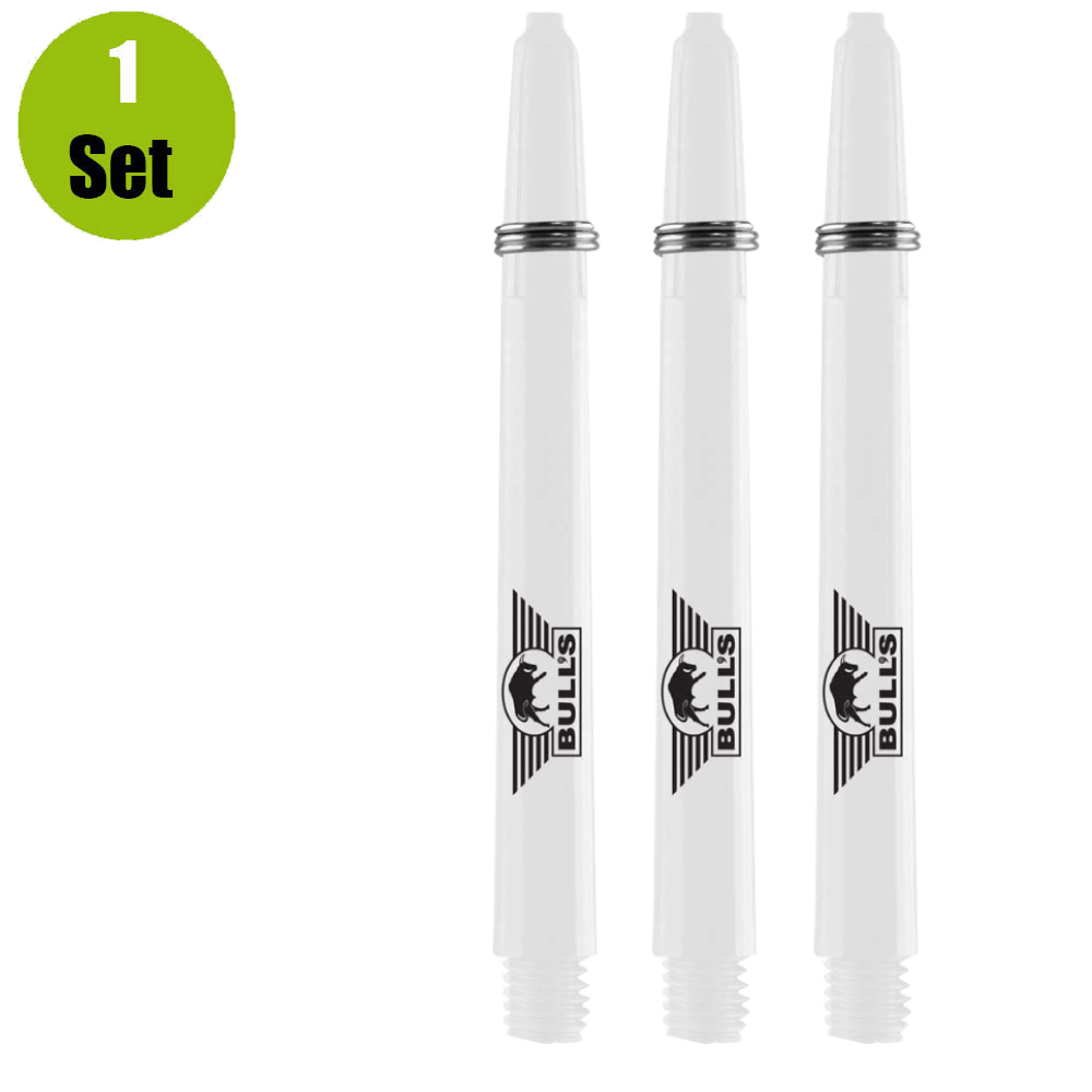 Bulls Bulls Nylon Dartshaft Dura - Wit Bulls Bulls Nylon Dartshaft Dura - Wit