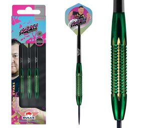 Bulls Ricky Evans Shell Coated Green - 21 Gram - Dartpijlen Bulls Ricky Evans Shell Coated Green - 21 Gram - Dartpijlen