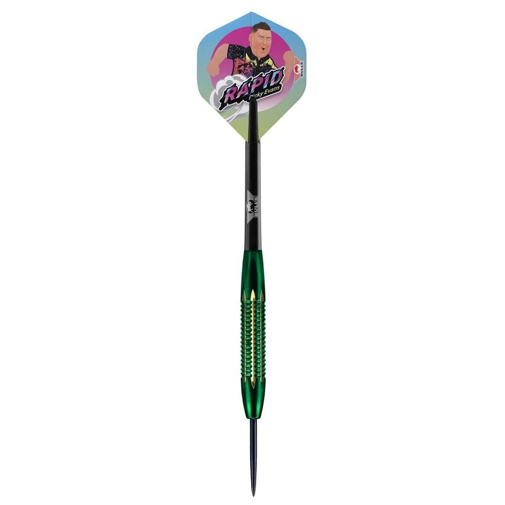 Bulls Ricky Evans Shell Coated Green - 21 Gram - Dartpijlen