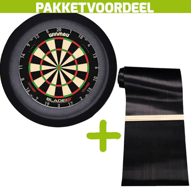 Dartbaan Voordeelset incl Winmau Blade 6 Triple Core Dartbord