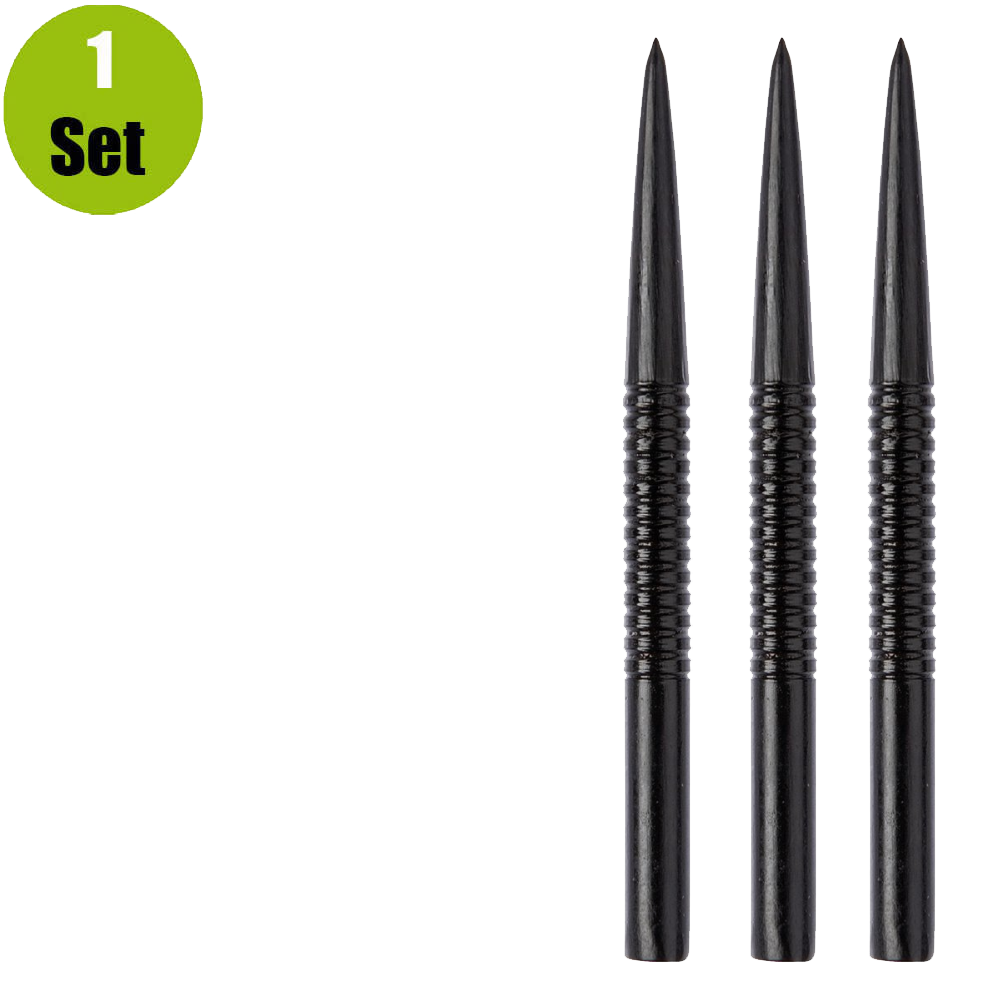 Winmau Ringed Points Zwart afbeelding