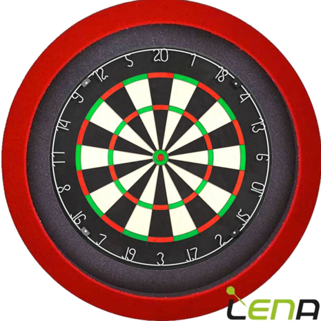 Lena LENA Dartbord Verlichting Basic Rood Lena LENA Dartbord Verlichting Basic Rood