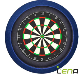 Lena Dartbord Verlichting Basic Blauw