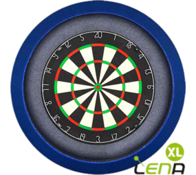 Lena Dartbord Verlichting Basic XL Blauw