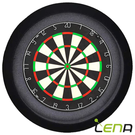 Lena LENA Dartbord Verlichting Deluxe Zwart Lena LENA Dartbord Verlichting Deluxe Zwart