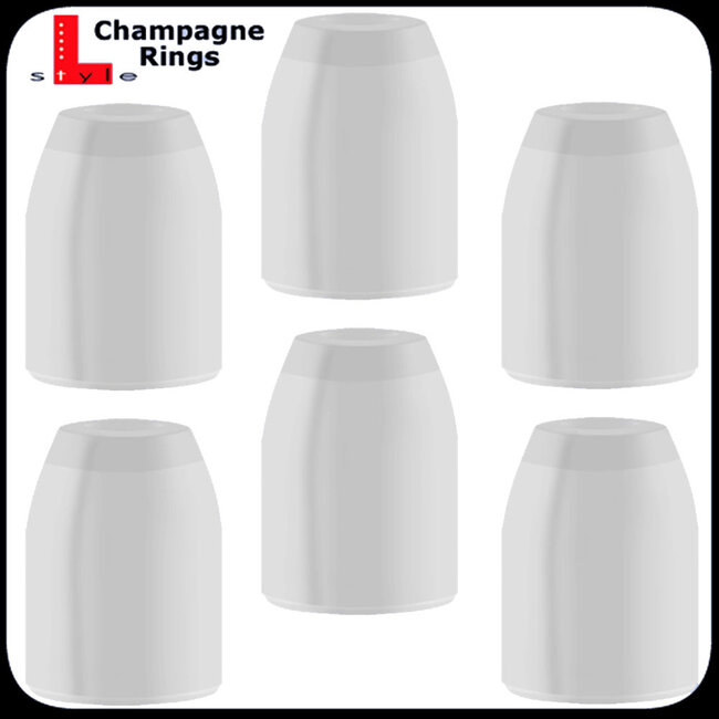 L Style Champagne Rings