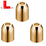 L Style Champagne Rings Metal