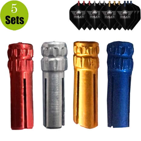 Bulls Bulls Flight Protector Aluminium 5-Pack Bulls Bulls Flight Protector Aluminium 5-Pack