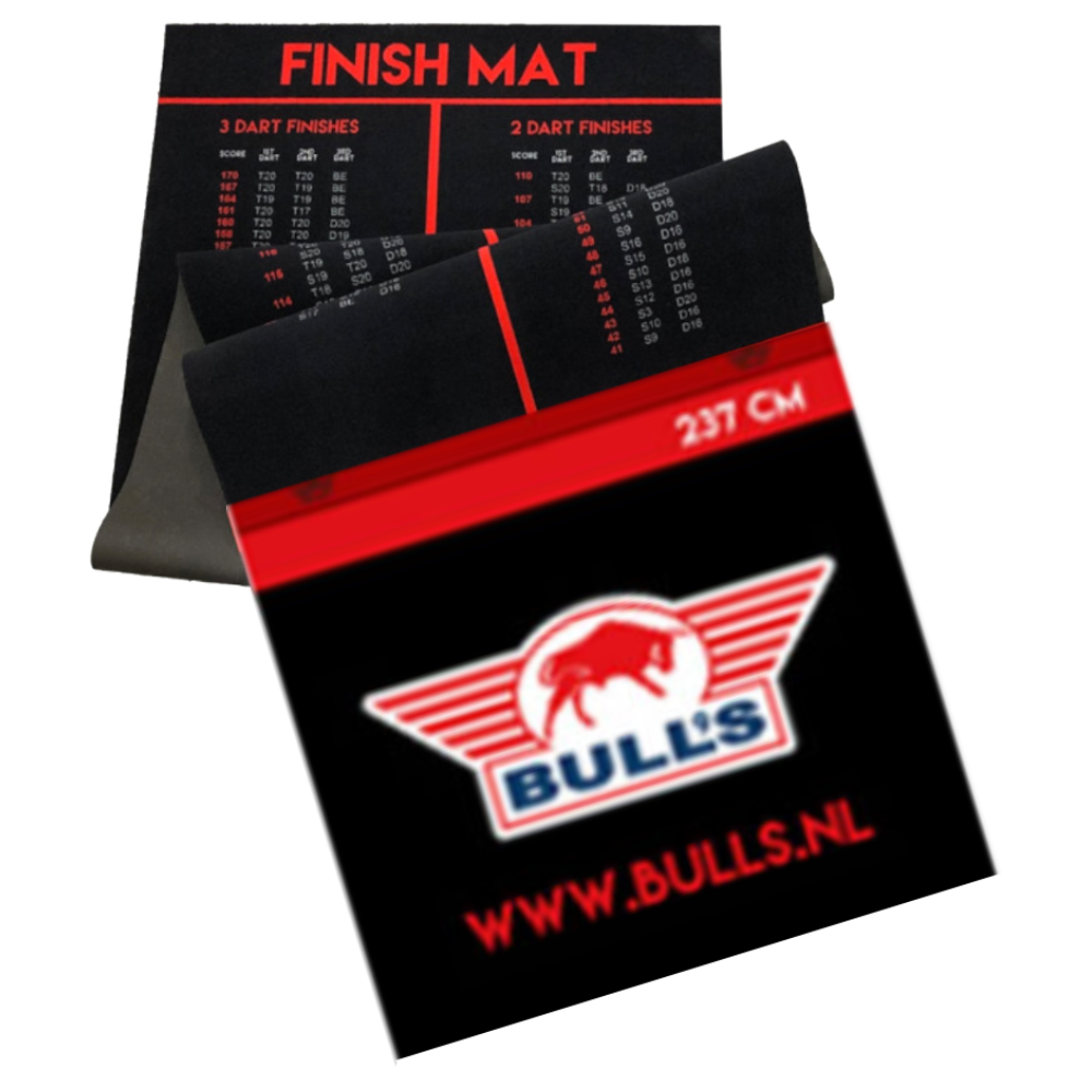 Bulls Illusion Dartmatte 241x55cm - Teppichmatte Für Dartbereich