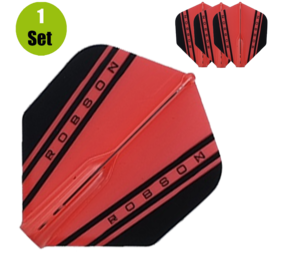 Robson Robson Standaard V Dartflights - Rood Robson Robson Standaard V Dartflights - Rood