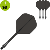 Winmau Winmau Fusion Flight en Shaft - Zwart Winmau Winmau Fusion Flight en Shaft - Zwart