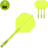 Winmau Winmau Fusion Flight en Shaft - Neon Geel Winmau Winmau Fusion Flight en Shaft - Neon Geel