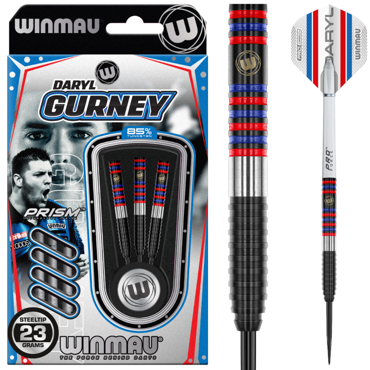 Winmau Daryl Gurney 85% Dartpijlen afbeelding