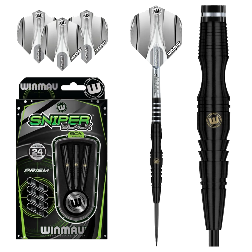 Winmau Winmau Sniper Black Dartpijlen Winmau Winmau Sniper Black Dartpijlen