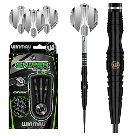 Winmau Winmau Sniper Black Dartpijlen Winmau Winmau Sniper Black Dartpijlen