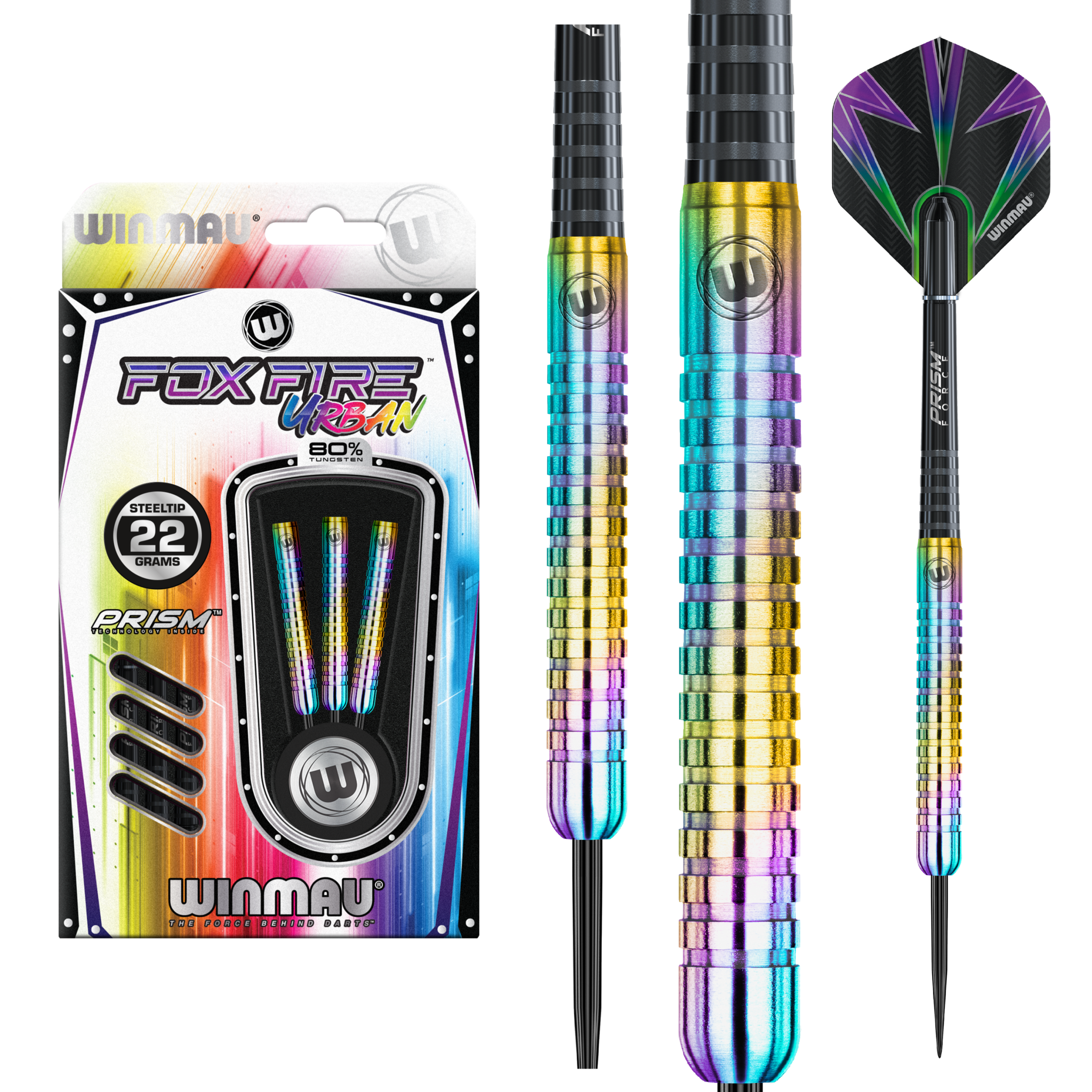 Winmau Winmau Foxfire Urban 80% Dartpijlen afbeelding