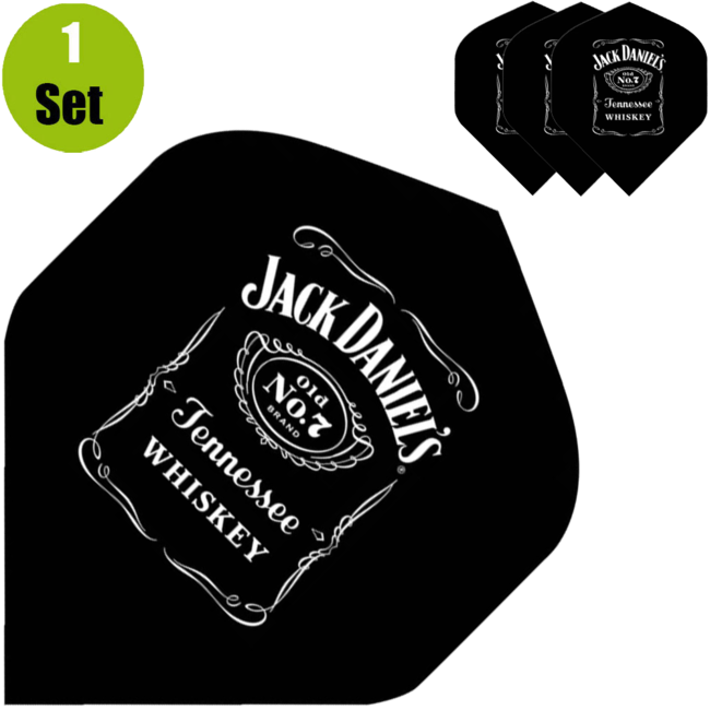Jack Daniels Dartflights - Bottle Logo