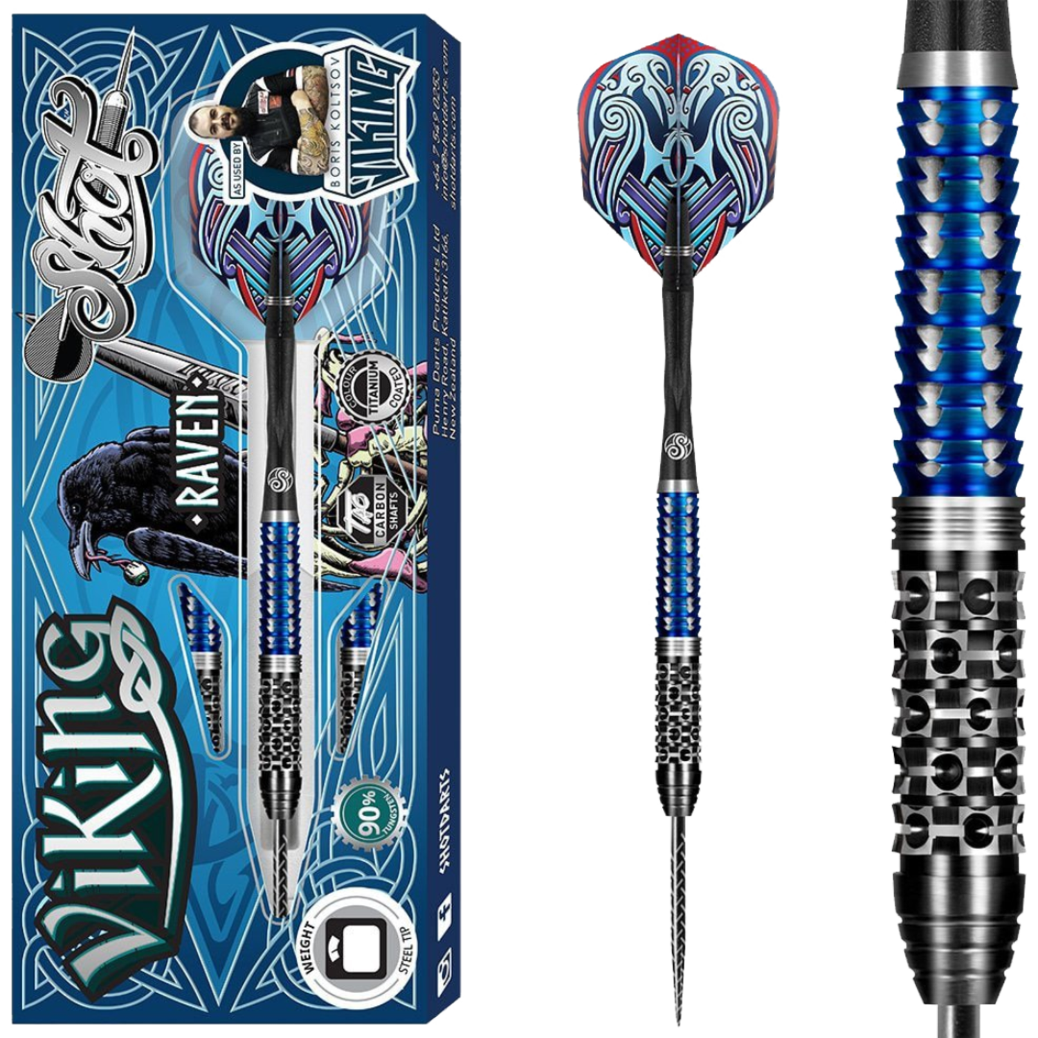 Shot Viking Raven 90% Dartpijlen – Voor Avontuurlijke Spelers