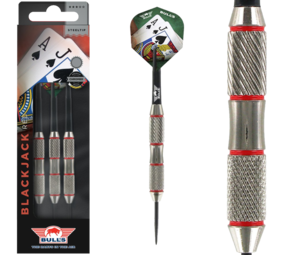 Bulls BlackJack Brass Red - Dartpijlen Bulls BlackJack Brass Red - Dartpijlen
