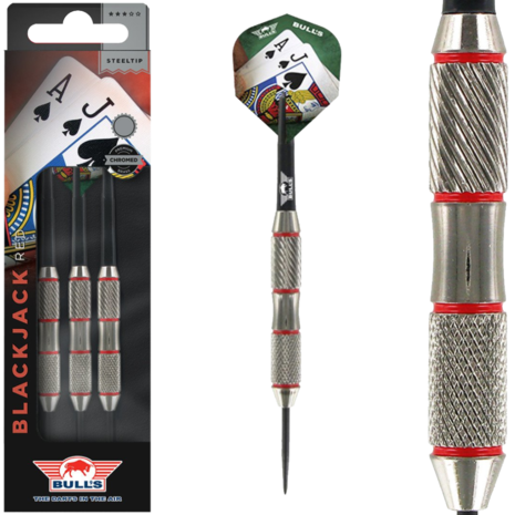 Bulls BlackJack Brass Red - Dartpijlen Bulls BlackJack Brass Red - Dartpijlen