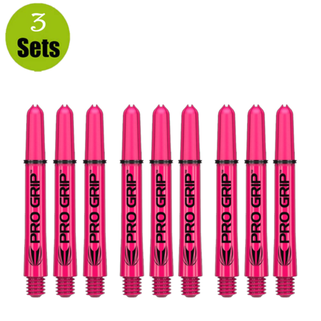 Target Target Pro Grip Shaft - 3 sets - Roze
