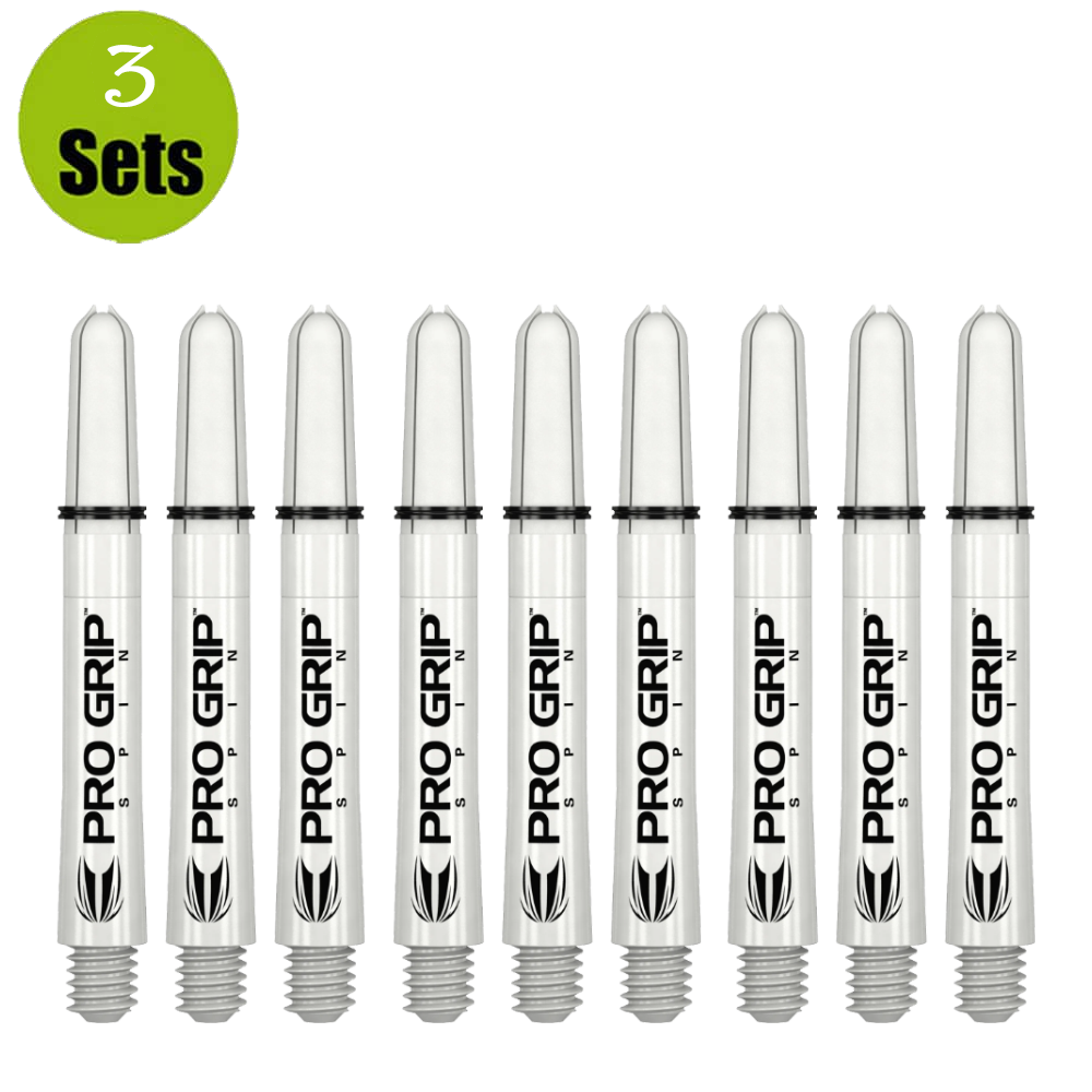 Target Target Pro Grip Spin Shaft - 3 sets - Wit afbeelding