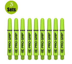 Target Target Pro Grip Shaft - 3 sets - Lime Groen