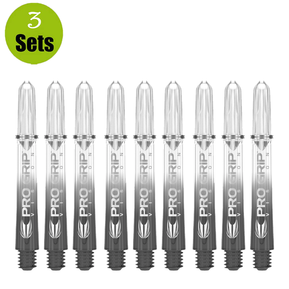 Target Target Pro Grip Vision Shaft - 3 sets - Zwart afbeelding