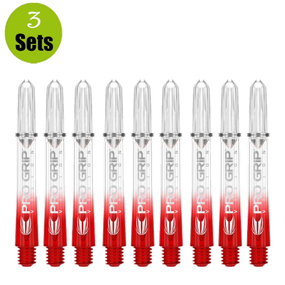 Target Target Pro Grip Vision Shaft - 3 sets - Rood afbeelding