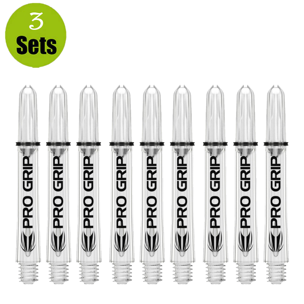 Target Target Pro Grip Shaft - 3 sets - Clear Target Target Pro Grip Shaft - 3 sets - Clear