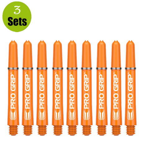 Target Target Pro Grip Shaft - 3 sets - Oranje Target Target Pro Grip Shaft - 3 sets - Oranje