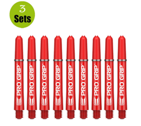 Target Target Pro Grip Shaft - 3 sets - Rood