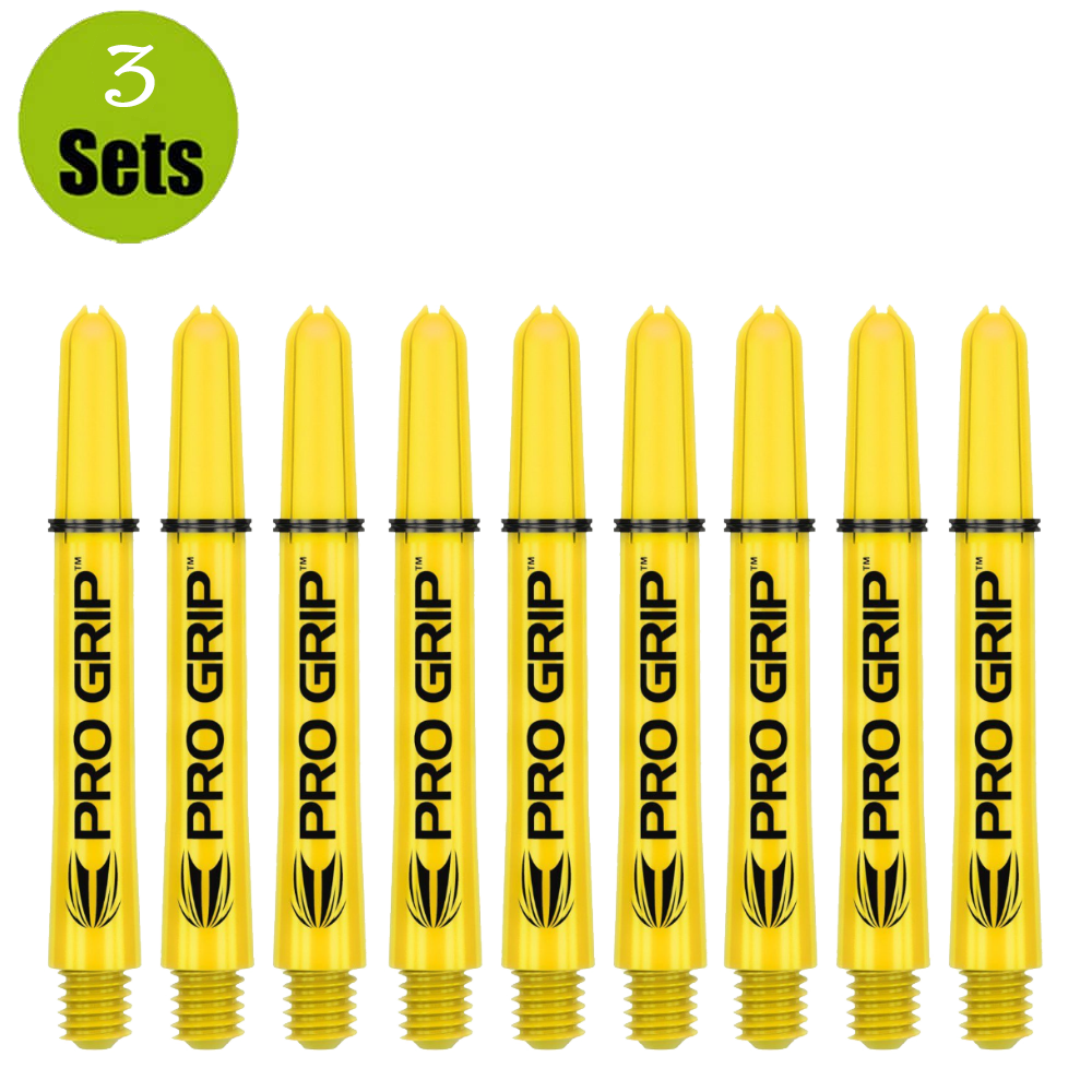 Target Target Pro Grip Shaft - 3 sets - Geel afbeelding