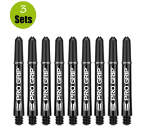 Target Target Pro Grip Shaft - 3 sets - Zwart