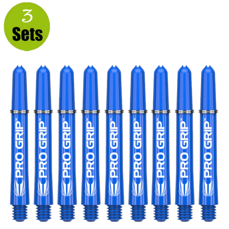 Target Target Pro Grip Shaft - 3 sets - Blauw Target Target Pro Grip Shaft - 3 sets - Blauw
